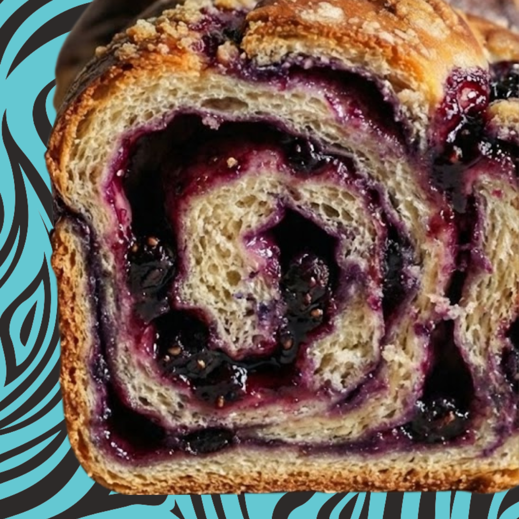 8" Blueberry Babka