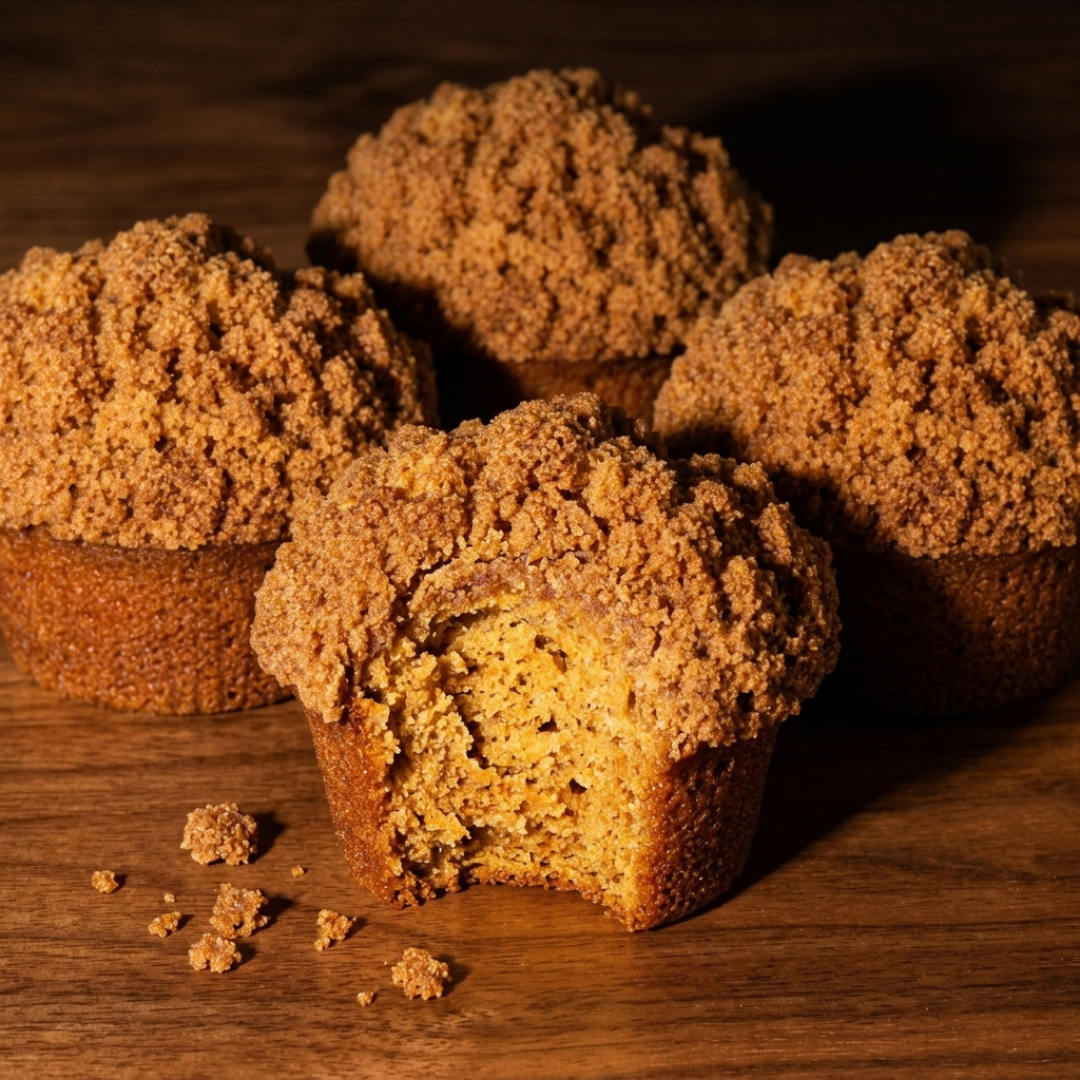 Carrot Crumble Muffins