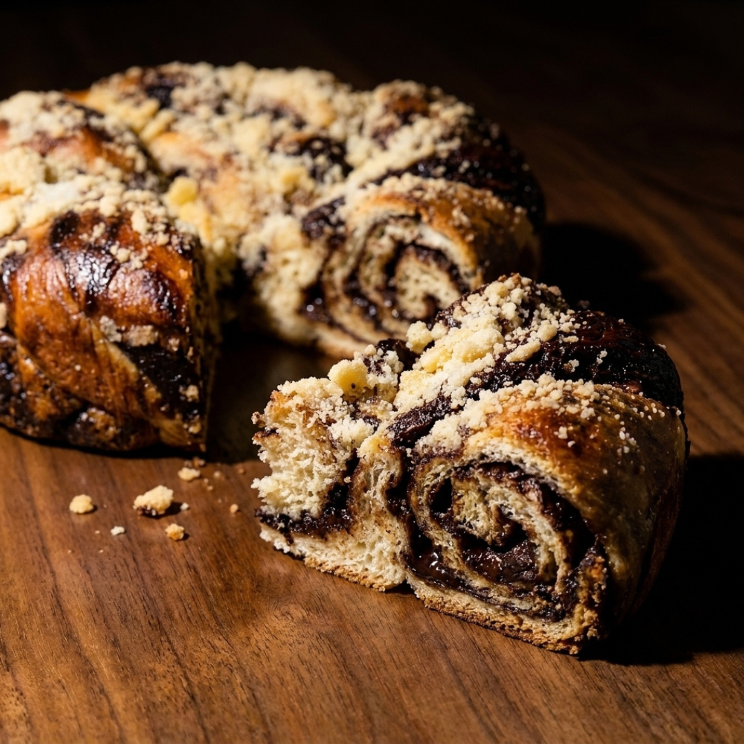 Round Chocolate Babka