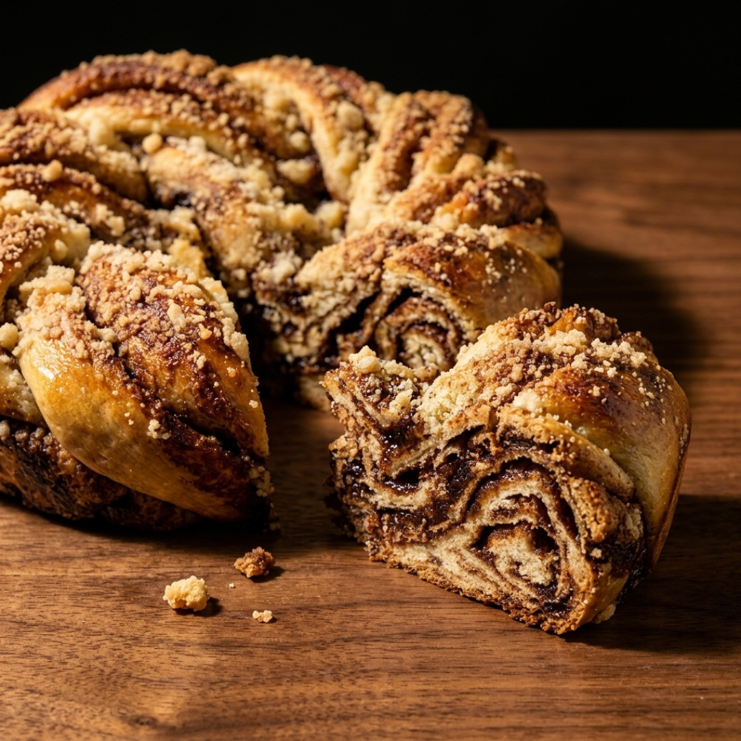 Round Cinnamon Babka