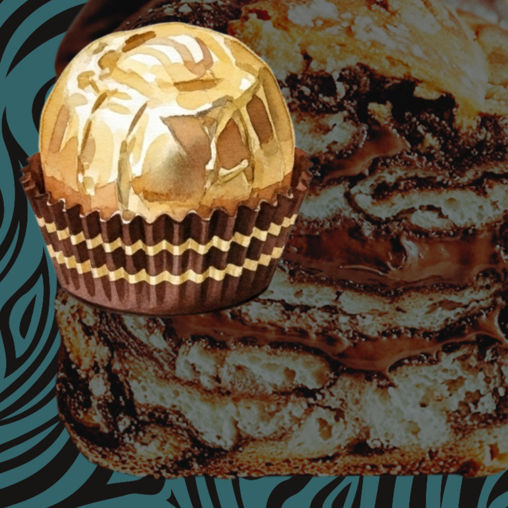 8" Ferrero Rocher Babka