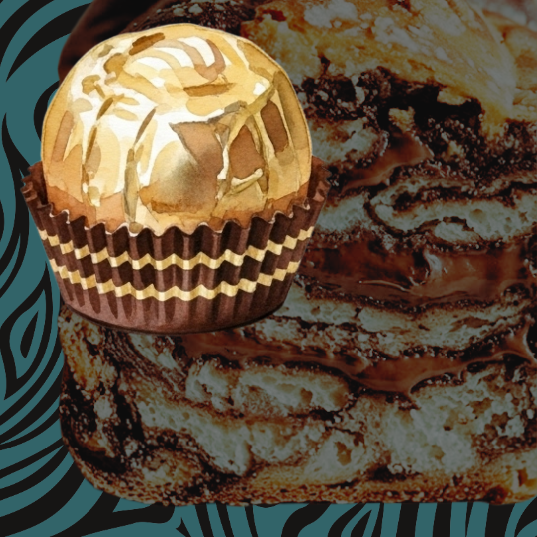 8" Ferrero Rocher Babka